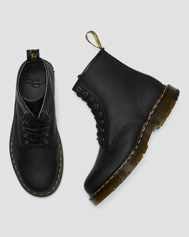 Dr Martens 1460 DM's Wintergrip Arbejdsstøvler Dame Sort | DK 392AHK